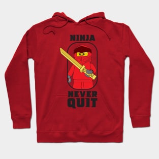 Ninjago Ninja Never Quit Kai Red Fan-Art Hoodie